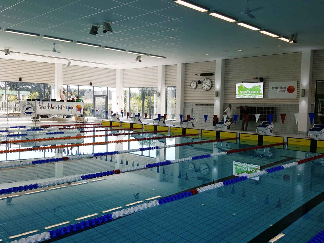 Sjöbo Simanläggning with Swiss Timing equipment - Swimsystems